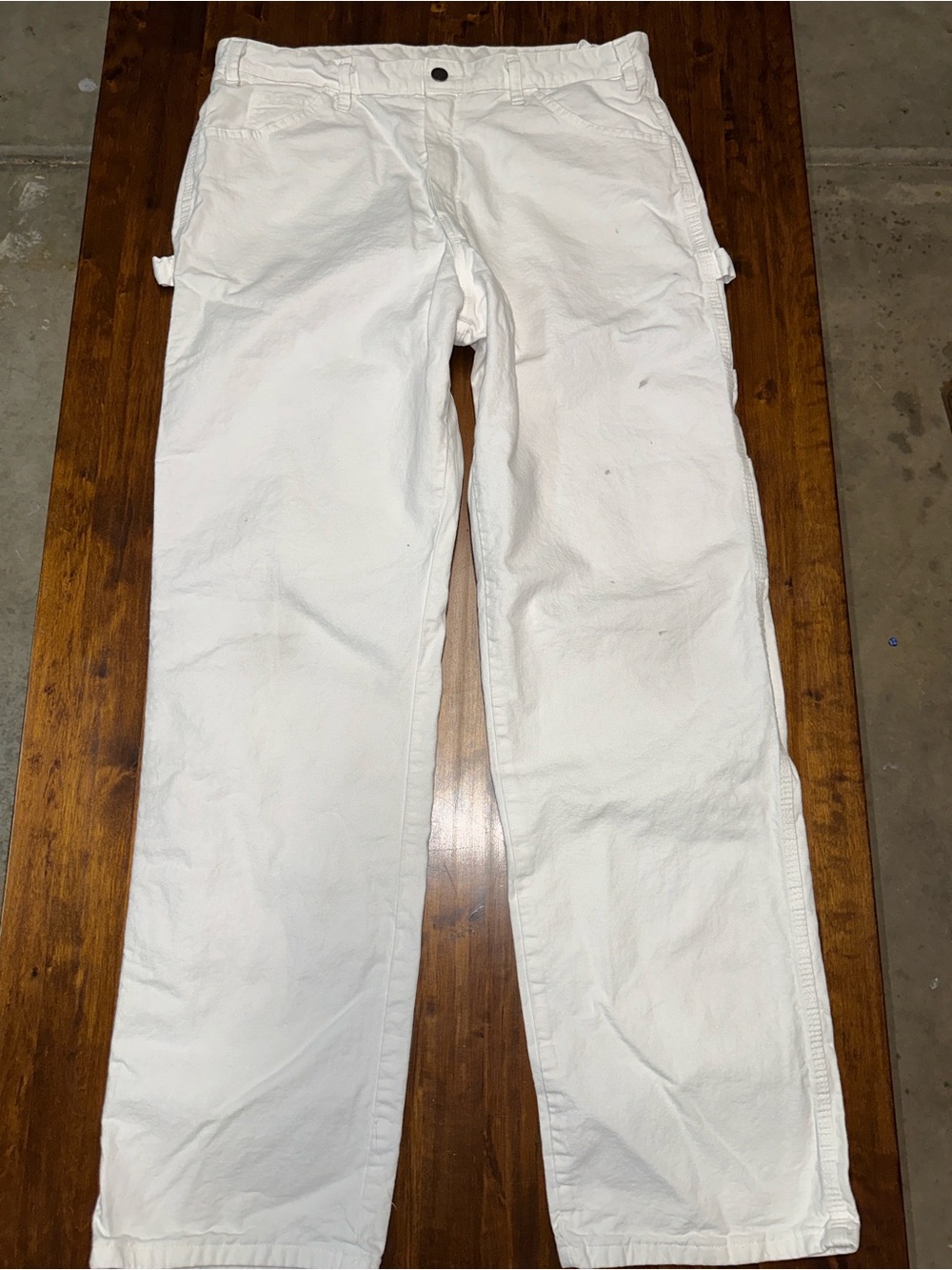 Dickies Sherwin Williams Utility Painters White Pants Mens 36x34 Carpenter RARE